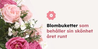 En rosbukett av rosa blommor och takai snittgrönt